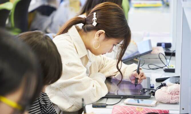 商品制作の風景