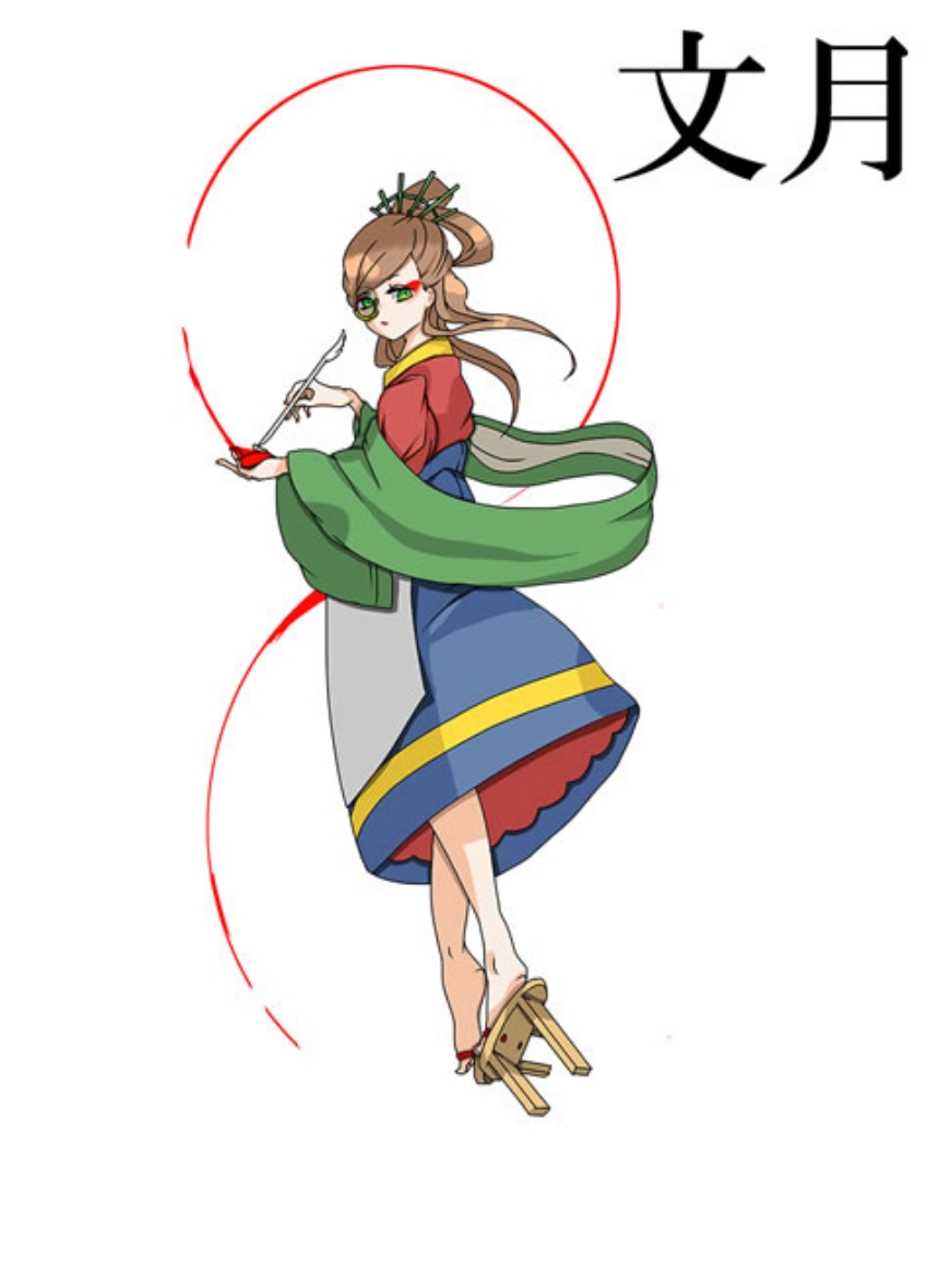 高校3年時のキャラクターデザイン