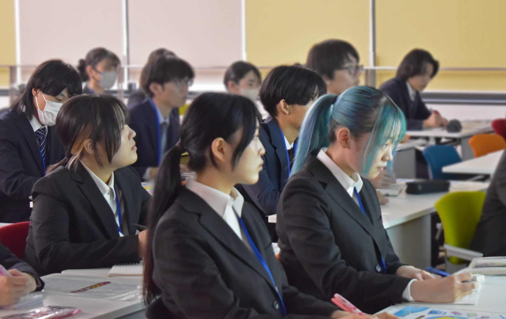 就職説明会の様子