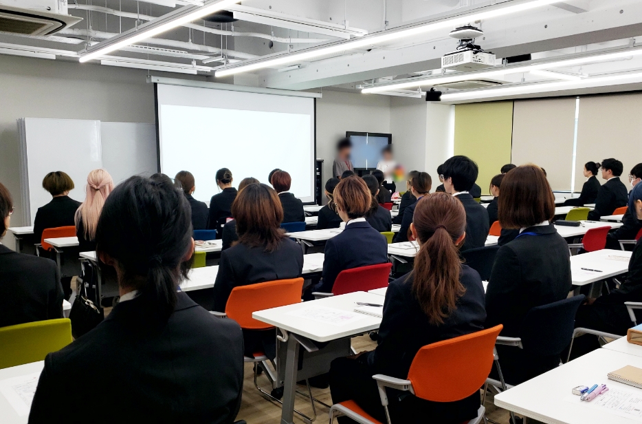 校内就職ガイダンスの様子