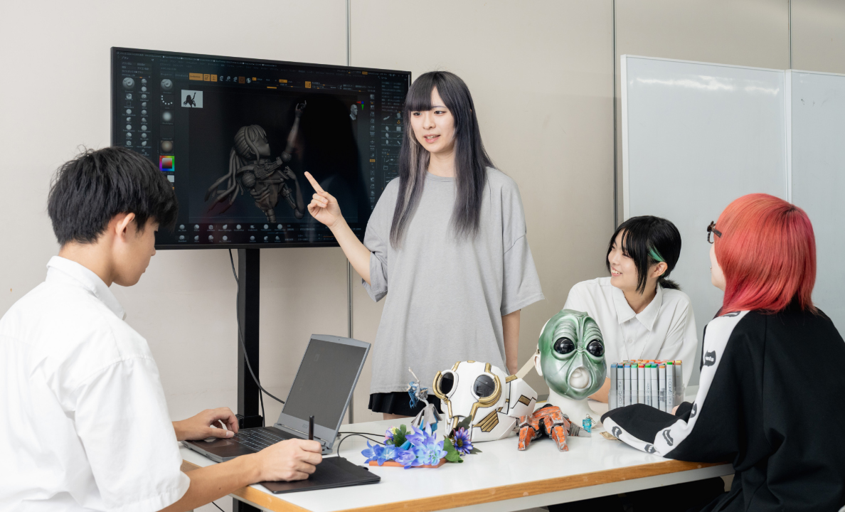 名古屋デザイナー・アカデミーの学校説明会の様子