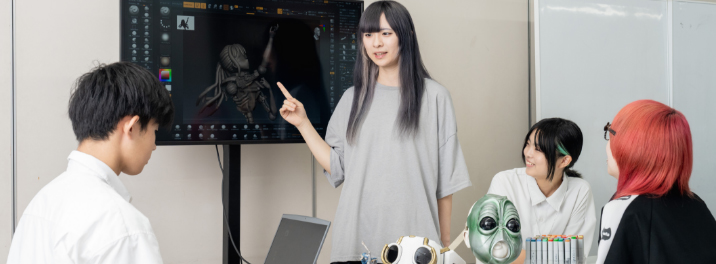 名古屋デザイナー・アカデミーの学校説明会の様子