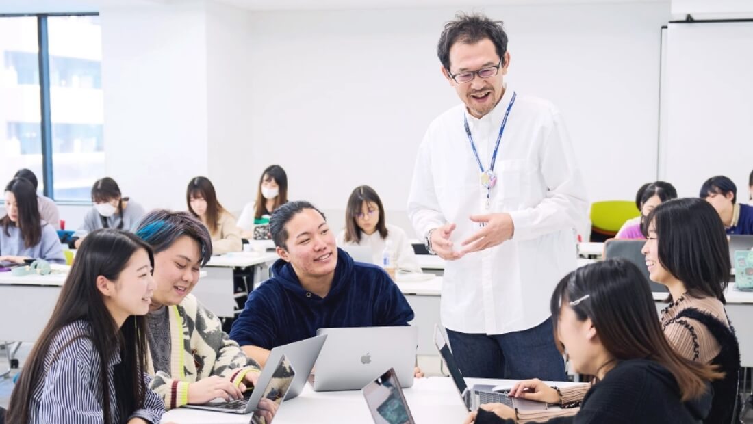 名古屋デザイナー・アカデミーの授業風景