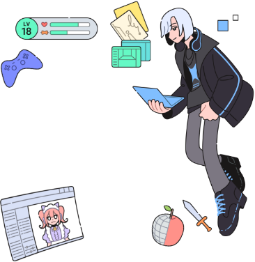 ゲーム・CG学科キャラクターイラスト