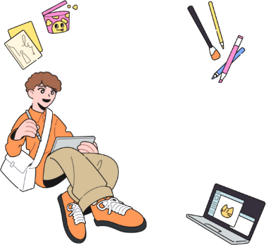 イラストレーション学科キャラクターイラスト
