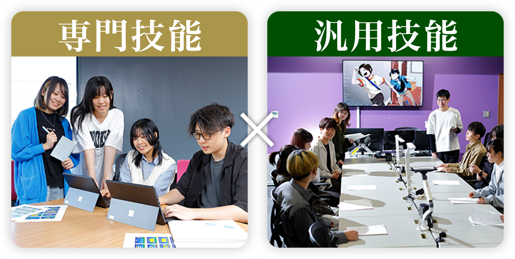 専門技能×汎用技能